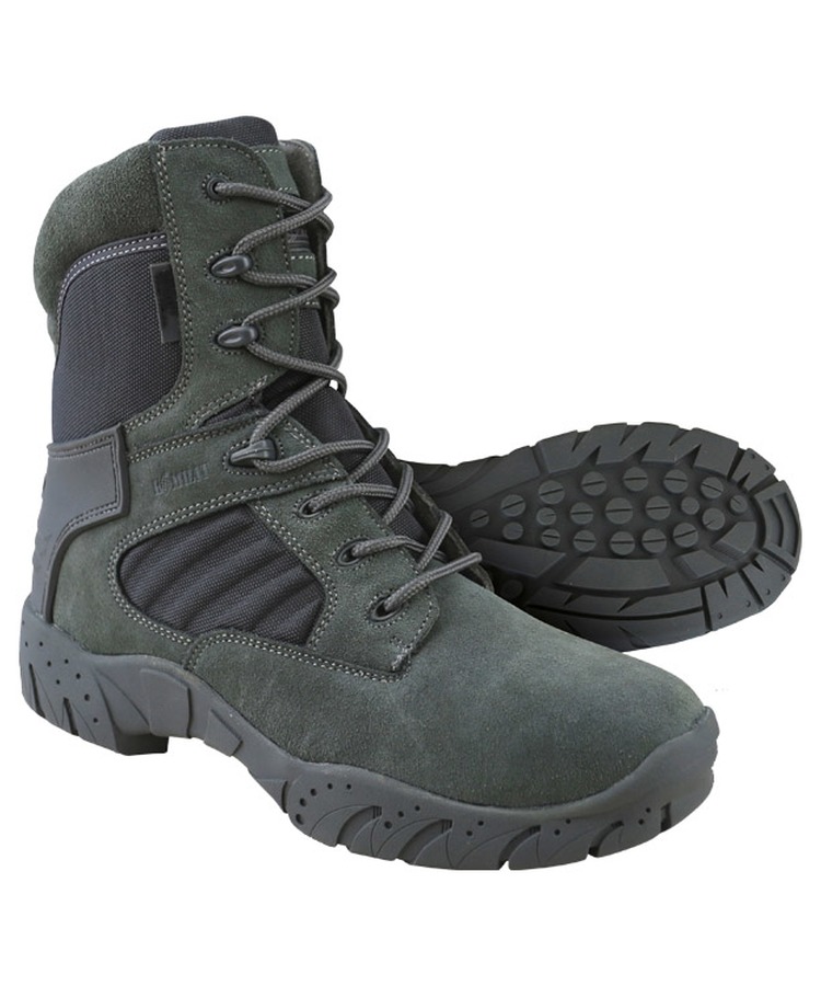 Kombat UK Tactical Pro Boots- Gunmetal Grey - Click Image to Close