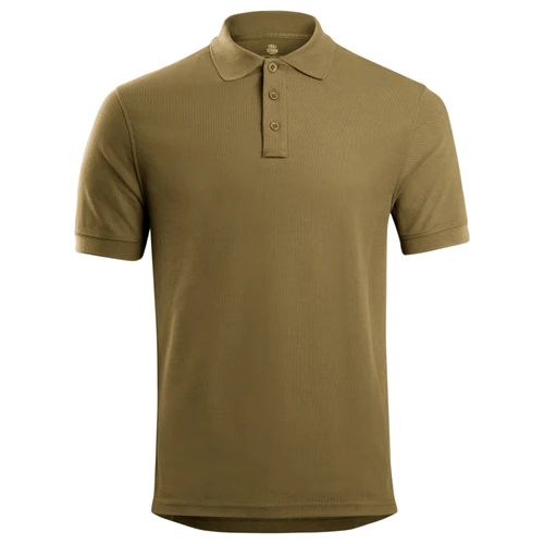 STOIRM Professional Tactical Polo- Coyote Tan - Click Image to Close