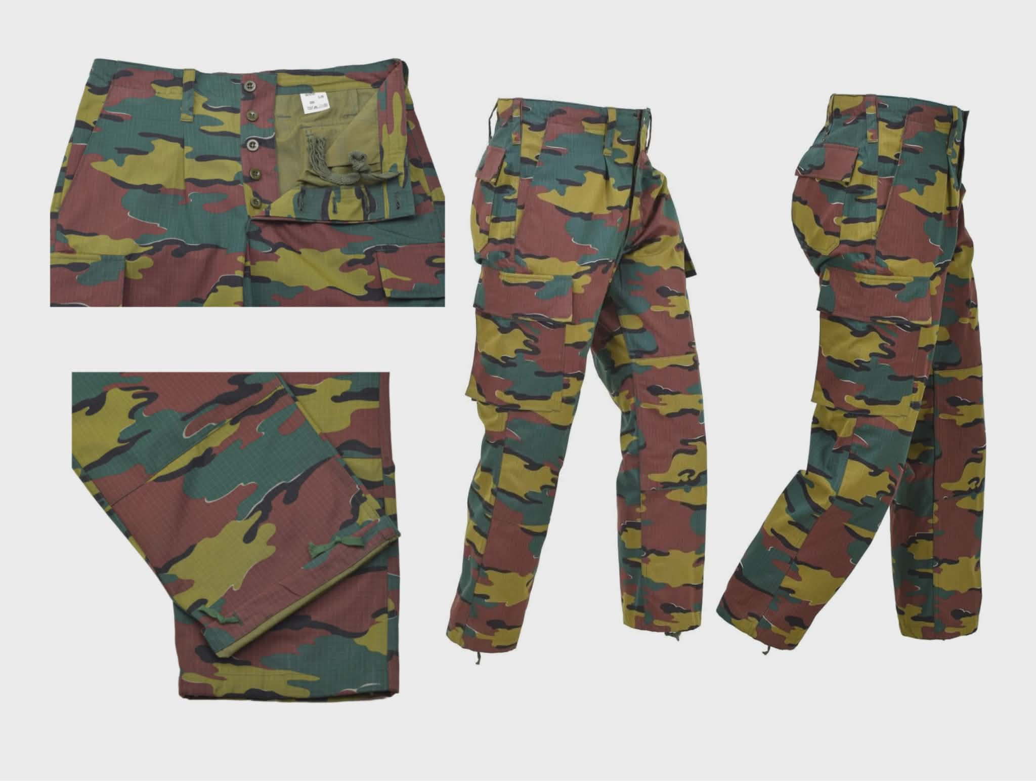 Belgian Jigsaw Ripstop Combat Trousers Belgian Jigsaw Ripstop Combat Trousers
