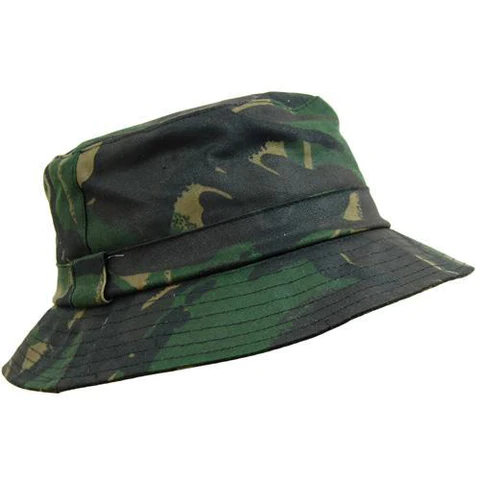 Wax Cotton Bush Hat - Camo