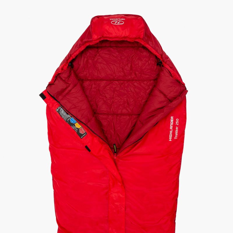 Trekker 250 Lightweight 3 season mummy sleeping bag - Click Image to Close